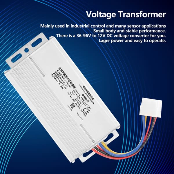 36-96V til 12V 30A 360W DC Konverter Adapter Spændingstransformator