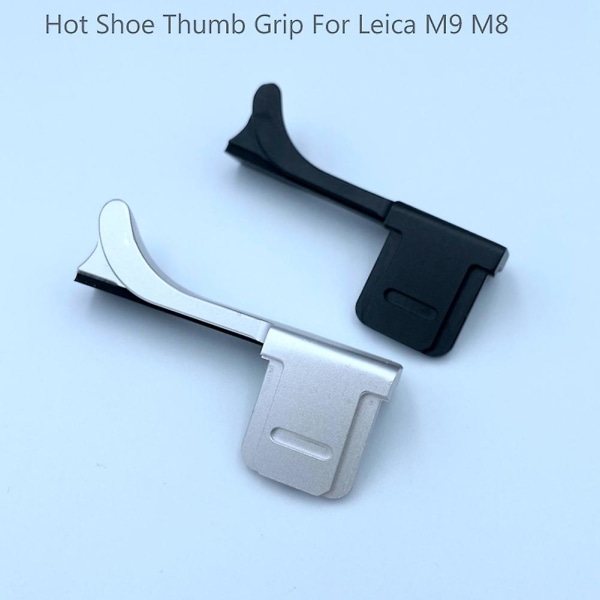 Metall Hot Shoe Tumstöd Handgrepp För M9 M8 Kamera Hotshoe Bracket Adapter Hot Shoe Cover Thumb R Black
