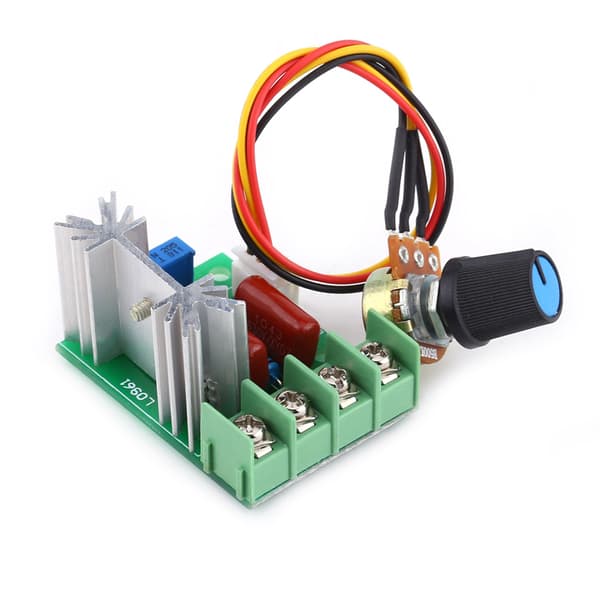 AC 50-220V 2000W SCR Elektrisk Spenningsregulator Temperatur/Motorhastighetskontroller Lysdimmer