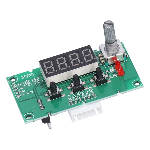 Stepper Motor Driver Board Stabil Hastighetskontrollermodul med Digitalt Display DC8‑24V