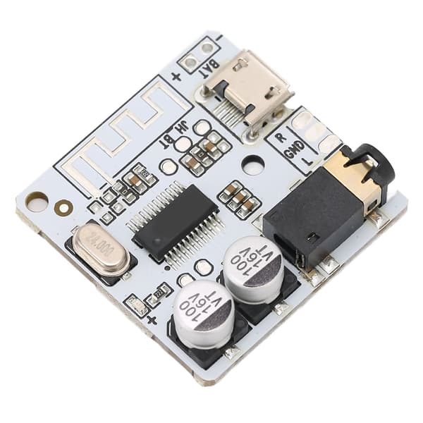 Bluetooth Lydmottakerkort Lossless Stereo Dekoding DIY Bilhøyttalerforsterkermodul med LED-indikator 3,7‑5V