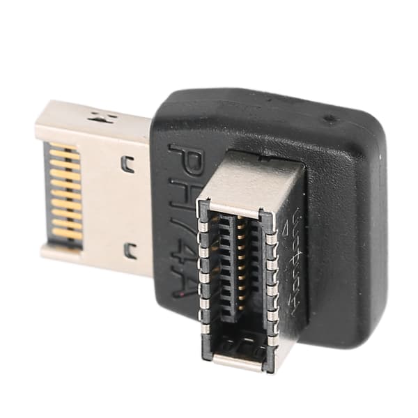 USB3.1 TYPE E Adapter Computer Motherboard USB3.1 TYPEE Adapter 90 Graders Styringsalbue (PH74A)