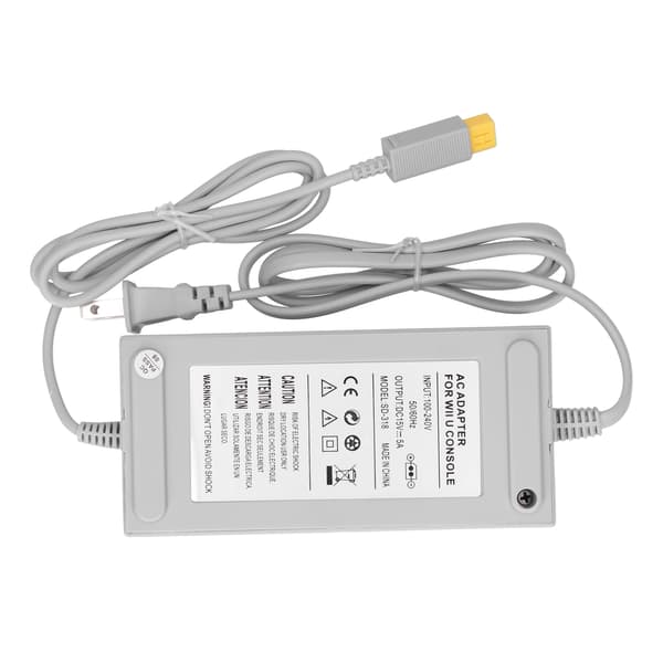 15V2A US Plug Gamepad Strømadapter Lader for WIIU