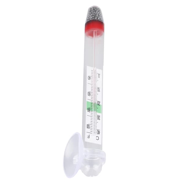 Flydende Akvarietermometer Transparent Glas Fisketank Termometer