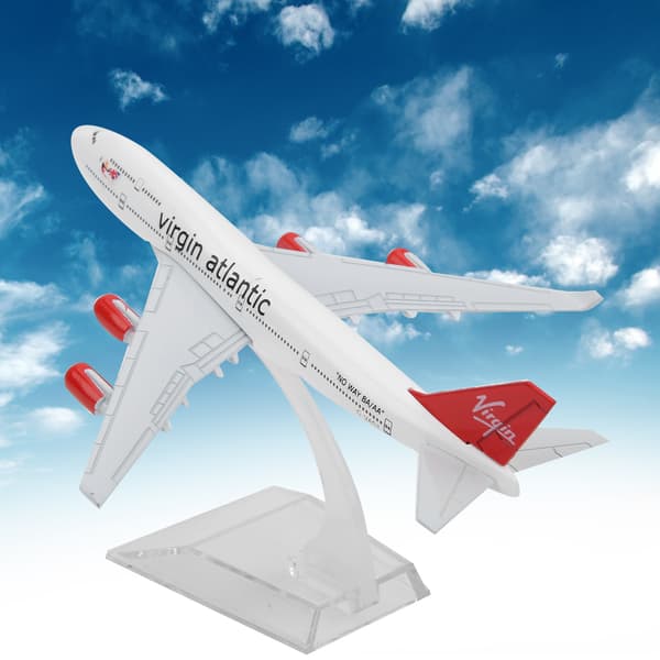 16 cm Legeret Flymodel 747 Høj Simulation Legetøj til Samling