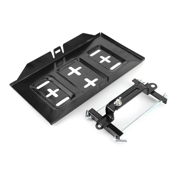 【BQ】Oppbevaring Batteriholder Brettmontering Hold nede Klemfeste Sett Biltilbehør 19CM