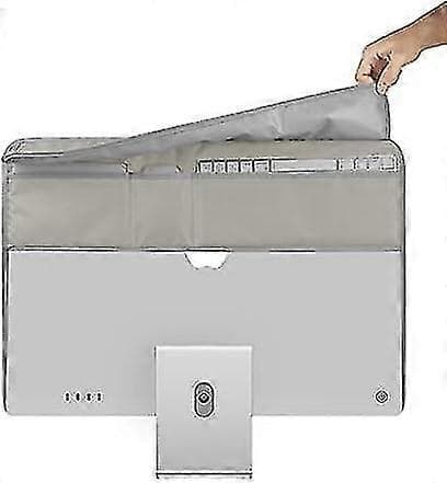 Skyddande dammskydd för Apple iMac - Grå, 61 cm - Kompatibel med iMac 24