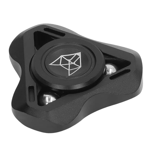 Metal Fidget Håndlegetøj Stressaflastning Rotation Sensorisk Legetøj til Børn Voksne Sort
