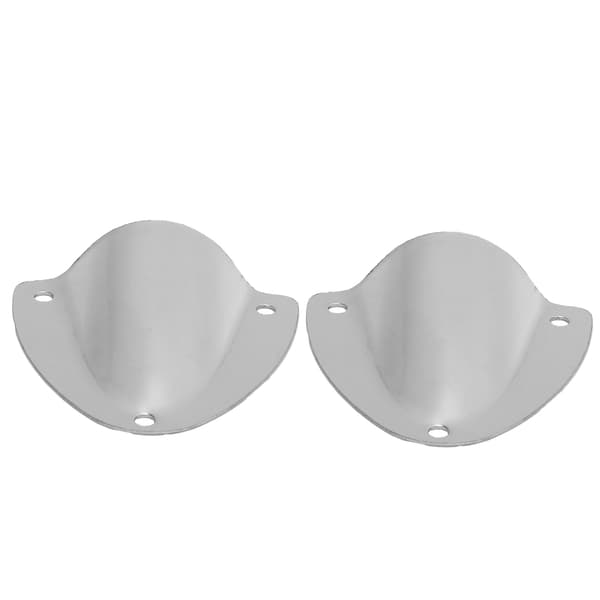 2 stk. Clam Shell Vent Wire Pass Through Cover Polert rustfritt stål Tilbehør for marinebåt