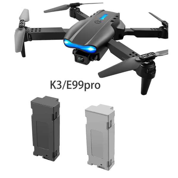 3,7v 1800mah litiumbatteri kompatibelt -for E99 K3 Pro Mini Drone 4k 1080p