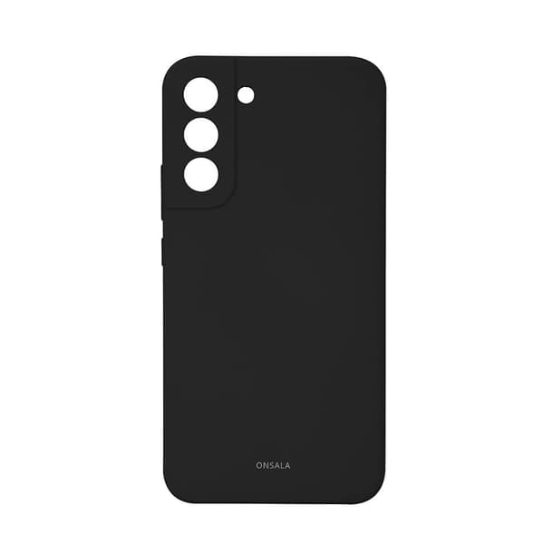【BQ】Mobildeksel Silikon Svart - Samsung S22