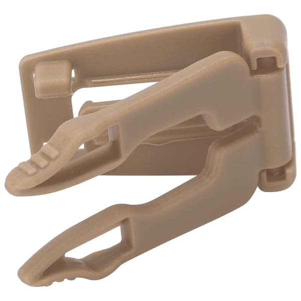 10 stk. Tan Molle Webbing Stroppspenneklips for Ryggsekkforbindelse