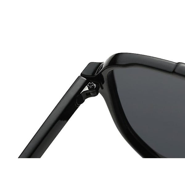 (black Frame Black And Gray)sunglasses Uv-blocking Sunglasses
