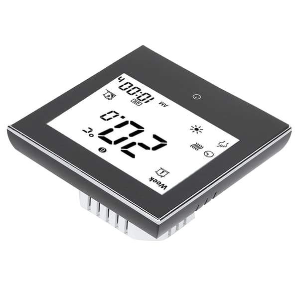 Programmerbar Romtermostat LCD Berøringsskjerm 5A AC110-230V Ukentlig Oppvarming