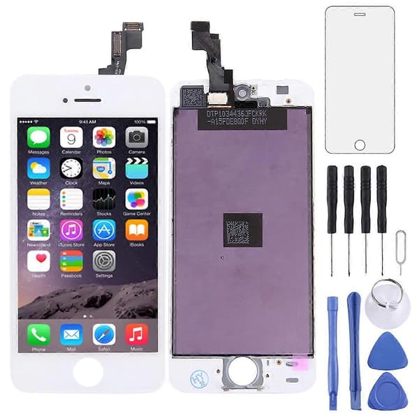【BQ】TFT LCD-skjerm Kompatibel med iPhone 5S White