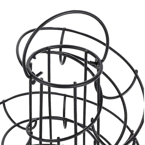 Hhcx-kitchen Spiral Egg Holder Stand Rack Storage Holds Practical Tool Sliver gray