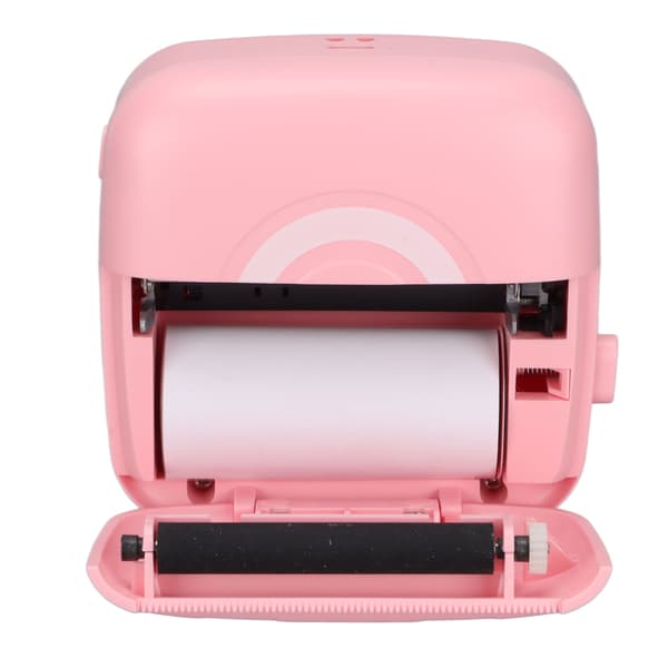 Mini Skriver 200DPI Oppløsning Termisk Utskrift Ergonomisk Lett Bærbar Skriver Rosa