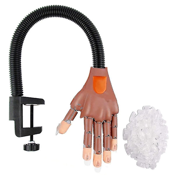 200 stk. Nail Display Manicure Supply - brun