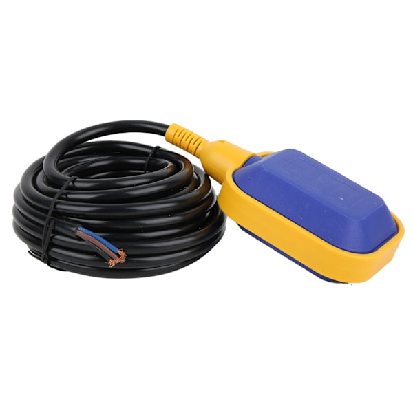 0-250V Flydekontakt Væskeniveau Sensor Vandtilførsel Dræning Auto Controller 6M Kabel KEY-6