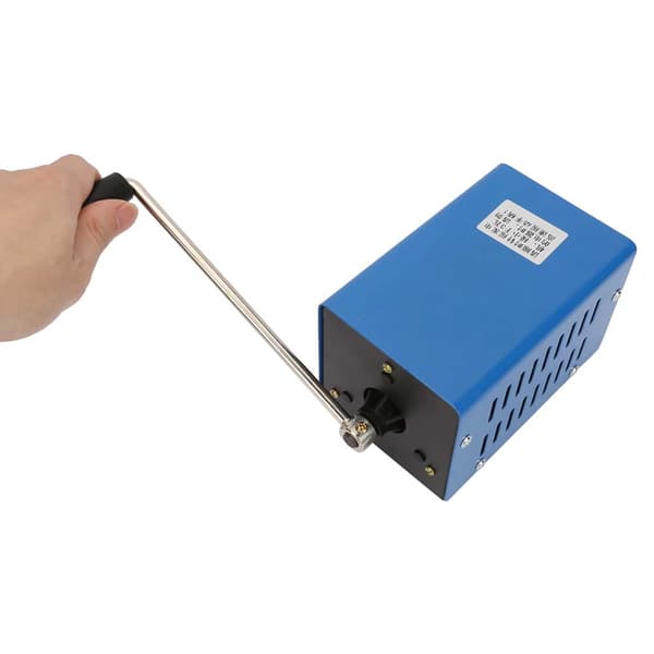 Bärbar Högeffekts Handvevad Laddningsgenerator USB-laddning Nöddynamo
