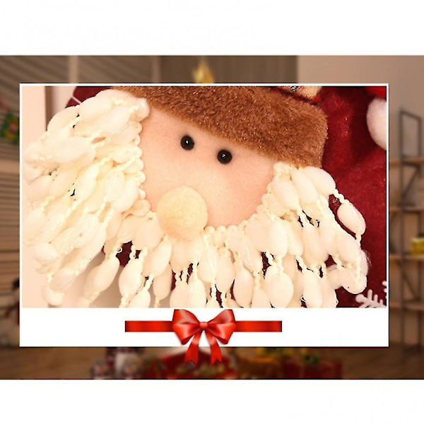 55% Dropshipping!!tomten Snögubbe Älg Julstrumpor Söta barn Presentförvaringsväska Semesterdekorationer 1