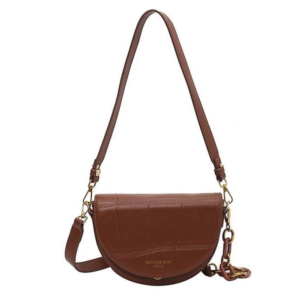 Niche Design Messenger Bag Dame Retro All-match Simple Sadeltaske