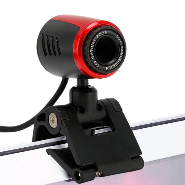 360 graders USB2.0 HD-webkamera med MIC for PC- og bærbar datamaskin - Perfekt for Skype / MSN
