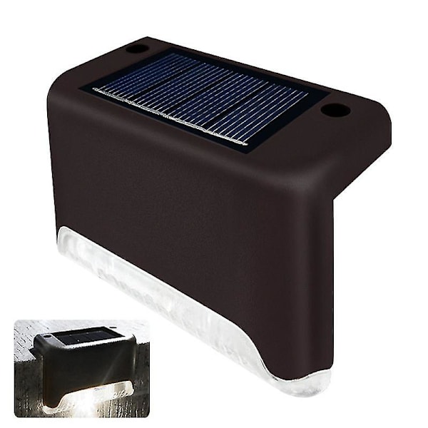 Solar Deck Lights 16 Pack Outdoor Step Lights Vedenpitävät Led Solar Lights Kaiteet Portaat Tikkaat Aidat Pihat ja käytävät White 8PCS