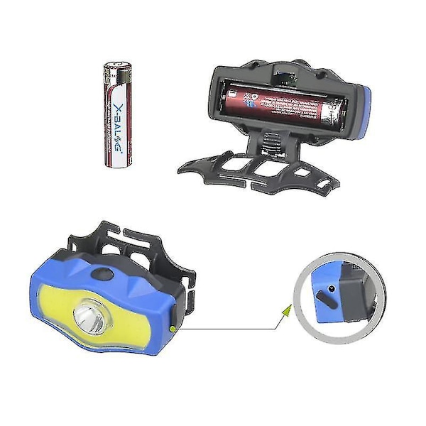 Hhcx-xanes Bl-929 T6+cob 850lm Dual Light Source Cycling Headlamp 3modes Rechargeable Bike Headlamp