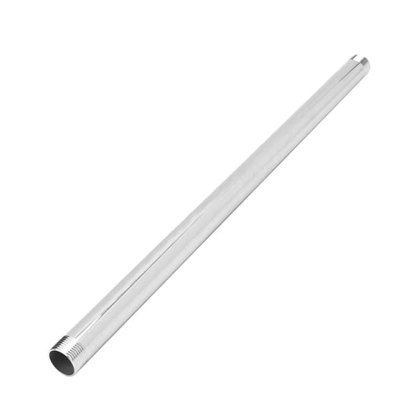 Rustfrit stål rørnippel adapterfitting 50 cm G3/4 forlængerstang VVS-systemtilbehør