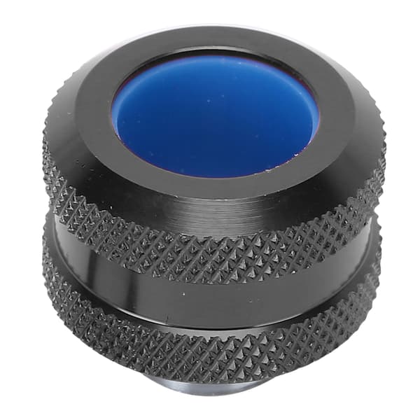 Quick Twist Connector G1/4 Ekstern Gevind Fittings til Computer Vandkøling Hårdt Rør Sort