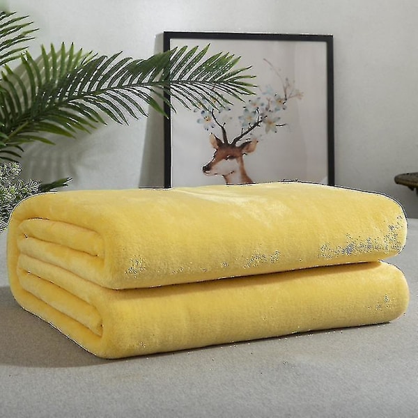 Täckefilt Mikrofiberflanell Mjuka filtar för bäddsoffa till soffa Ultravarma för alla årstider Gratis frakt Xinda Camel 100*180CM