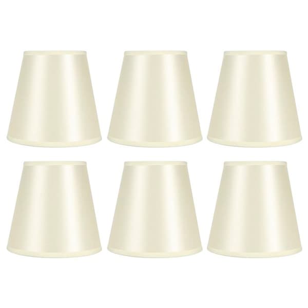 Set med 6 moderna vägglampskärmar för sovrum, hall, arbetsrum, dekoration