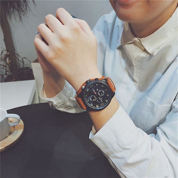 Elektronisk watch i två lager Quartz Watch