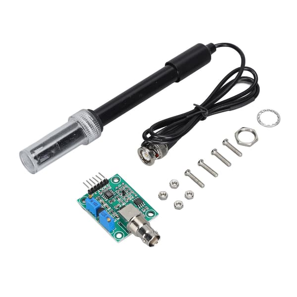 PH Elektrode Probe Acquisition Sensor Modul PH Værdi Overvågningskort Kit med BNC-stik