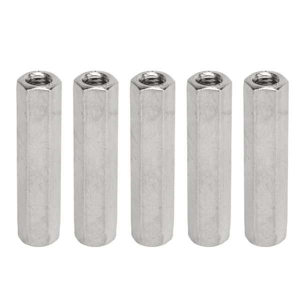 5 st M8 Hex Kopplingsmutter Rostfritt Stål Industriell Maskinsats