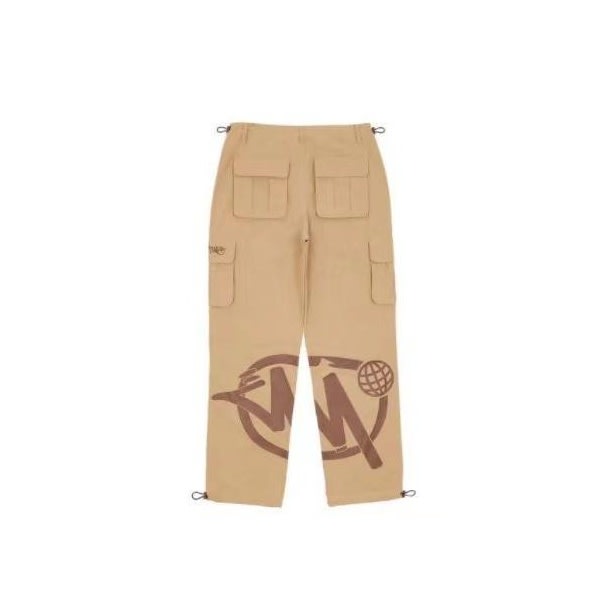 De nye Minus Two Cargo Pants Cargo bukser Myke bukser Pocket High Waist S Khaki Kaki L