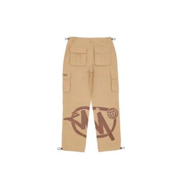 De nye Minus Two Cargo Pants Cargo bukser Myke bukser Pocket High Waist S Khaki Kaki M