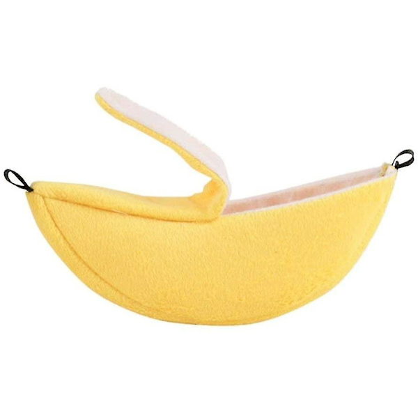 Söt Banana Cat Bed House, Pet Bed Soft Cat Cuddle Bed