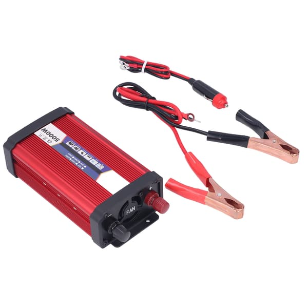 Bilomformer Modificeret Sinusbølge Køretøjsstrøm USB-opladerkonverteradapter 2000W24V til 220V