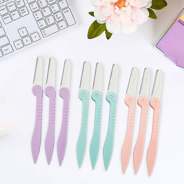 Razor Eyebrow Razor Trim Shaped - 9 stk