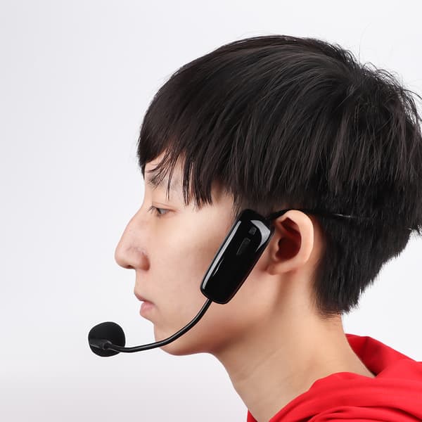 Trådløs UHF-headsetmikrofon til undervisning, møder og rejseguider