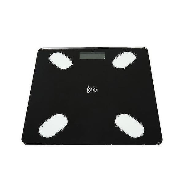 Body Fat Scale Smart Bmi Scale Led Digital Badrum Trådlös Viktvåg white