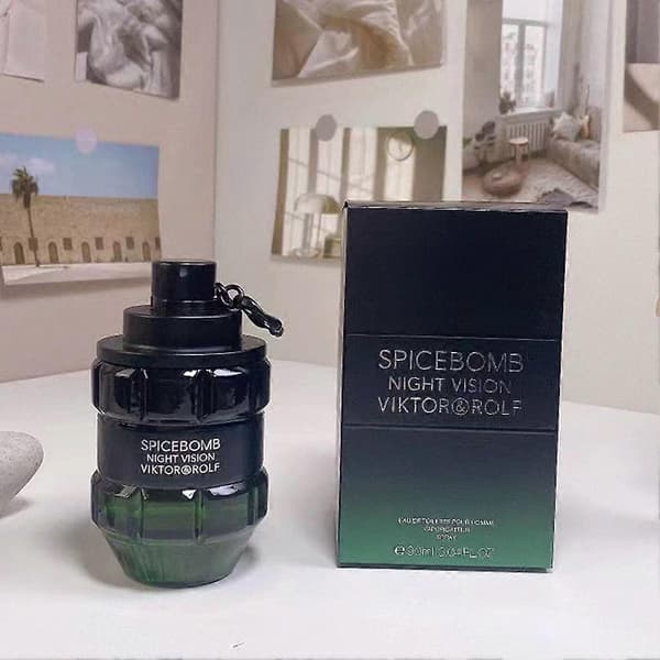 【BQ】Viktor & Rolf Spicebomb Eau de Toilette Night Vision, Cologne til mænd, 100ml Black