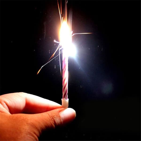 10 20 Prank Relighting Bursdagskakelys Festvits Julegave