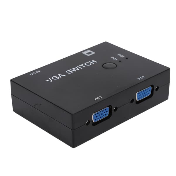 VGA-omkopplare 2 Ingångar +1 Utgång MultiComputer Host Converter 2 Värdar I 1 Skärm