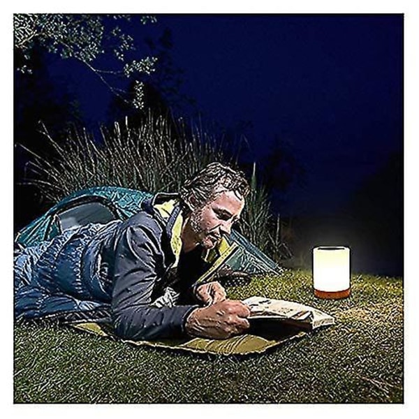 Led Night Light Touch Lampe Sengebordslampe til soveværelse Genopladelig Dæmpbar Varmt hvidt lys