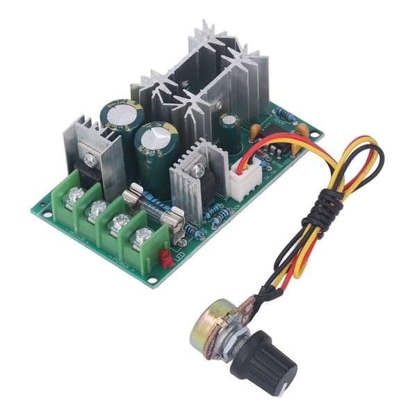 DC Motor Hastighetskontroller 20A Strømregulator 12V 24V 36V 48V Høy Effekt PWM Drivmodul