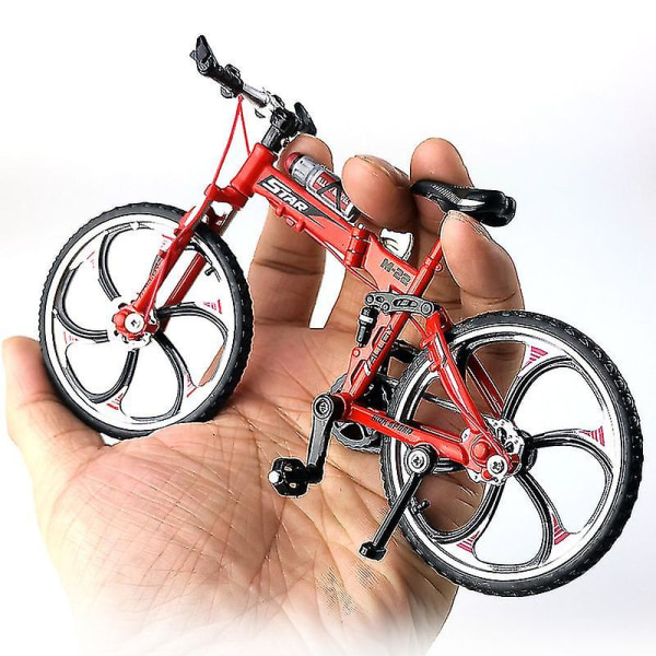Hhcx-1:10 Scale Diecast Metal Bicycle Model City Folded Cycling Road Bike For Collection Toy Christmas Gifts City Bike Blue