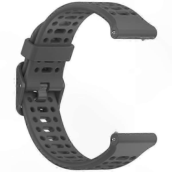 【BQ】Justerbar silikone urrem til Coros Pace 3, holdbar udskiftningsrem DarkGrey